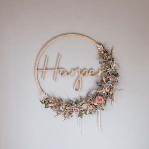 wreath: Personalised Name Wreath