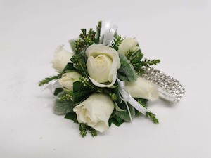 Products: aCorsage White Diamond Pick-Up Only - Jan Maree Flowers