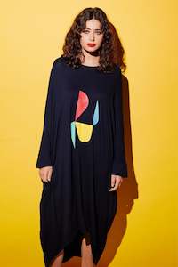 Whimsy Dress (Retro) Navy