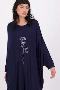 Whimsy Dress (Rose) Navy