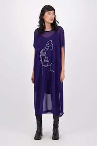 Gaard: Loyalty Dress (Face) Blue