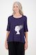 Lorde Tee (Navy) Birds Head Print