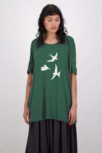 Unity Tee (Swallows) Green - Size XL