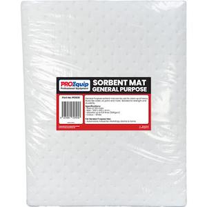 Products: ProEquip Absorbent Mat - 500x400x4mm - Oil (White) - 100pk