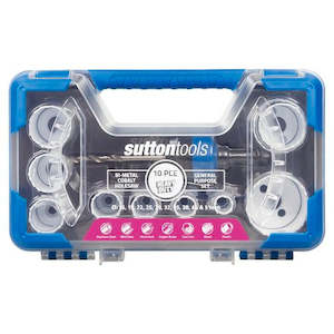 Products: Sutton Tools 10 Piece Bi-Metal General Purpose Holesaw Set