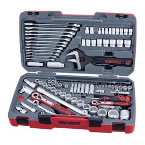 Teng Tools: Teng 127pc 1/4in-3/8in-1/2in Dr. Metric Socket & Tool Set