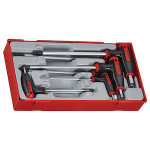 Teng Tools: Teng 7pc T-Handle Hex Driver Set 2.5-8mm - TC-Tray