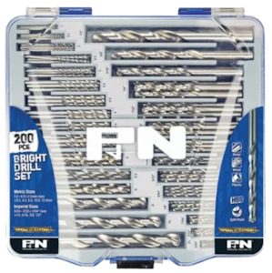 200 Piece HSS Bright Drill Set