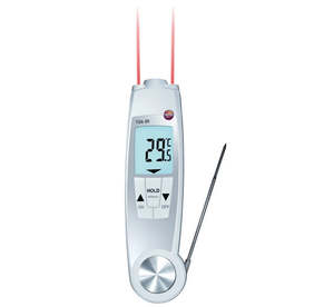 Folding Combo Infrared And Probe Thermometer