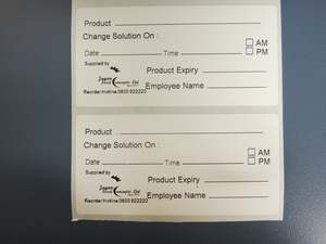 Protective Clothing And Safety: Flavourising Labels (500) - Member Price