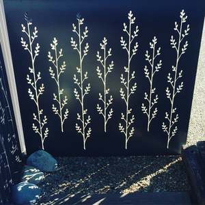 Grounded Art - Corten Korokio Screen