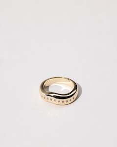 Bridal: Marea Ring, 9k Gold, Diamonds