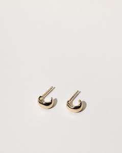 Marea Hoops Small, 9k Gold