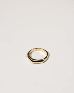 Bridal: Blue Ring, 9k Gold