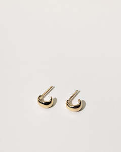 Together: Marea Small Hoops, Gold