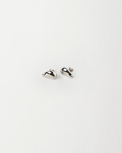 Recycled Sterling Silver: Petalo Earrings, Silver