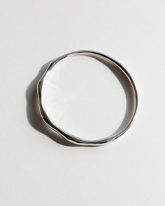 Back In Stock: Blue Bangle, Silver