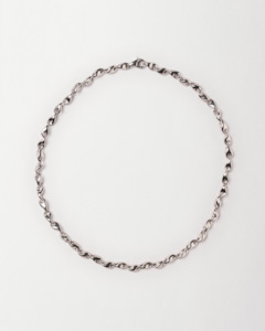 Petal: Dahlia Necklace, Silver