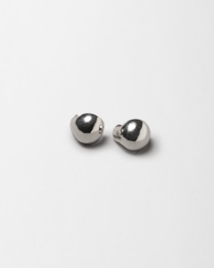 New York New York: Rosetta Earrings, Small, Silver