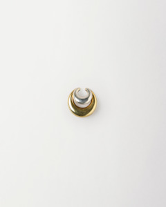 Forma: Modernist Ear Cuff, Mixed Metal