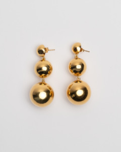 Best Of The Last: Flow Earrings, Long, Gold