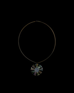 Objects 1: Vintage Abalone & Mother of Pearl Pendant Choker