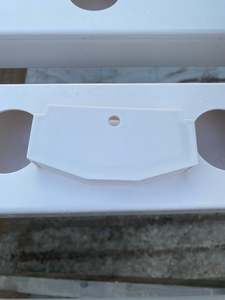 Hydroponic Supplies: Feeder Cap - Inlet Side 100x50mm Hydroponic Gully
