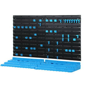 Storage Bin Rack: Giantz 54 Storage Bin Rack Wall Mounted Tools