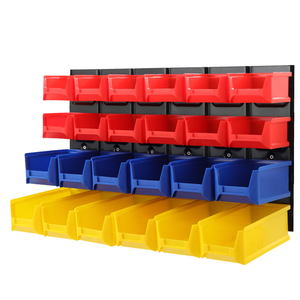 Storage Bin Rack: Giantz 24 Storage Bin Rack Wall Mounted