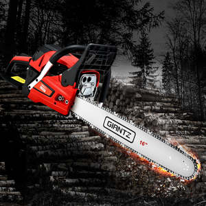 Chainsaw: Giantz Chainsaw Petrol 45CC 16" Bar Commercial E-Start Pruning Chain Saw,Giantz Chainsaw Petrol 45CC 16" Bar Commercial E-Start Pruning Chain Saw 3.5HP