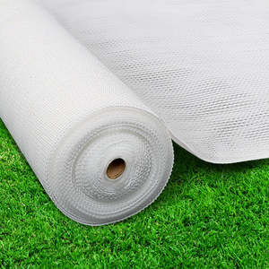 Shade Cloth: Instahut 50% Shade Cloth 3.66x30m Shadecloth Wide Heavy Duty White