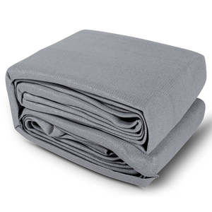 Shade Sail: Instahut Shade Sail 3x3m Square 280GSM 98% Grey Shade Cloth