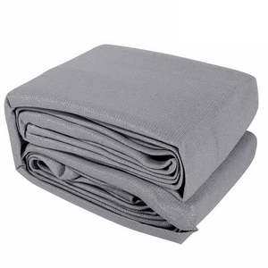 Shade Sail: Instahut Shade Sail 3x3x4.3m Triangle 280GSM 98% Grey Shade Cloth