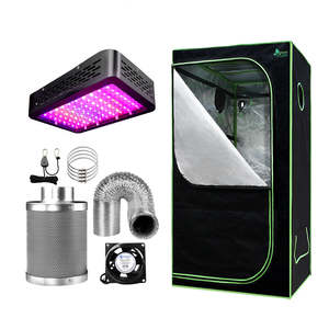 Green Fingers Grow Tent Light Kit 80x80x160CM 1000W LED 4" Vent Fan,Green Finger&hellip;