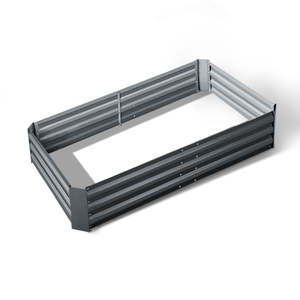 Planter Box: Green Fingers Garden Bed 150x90cm Planter Box Raised Container Galvanised Steel