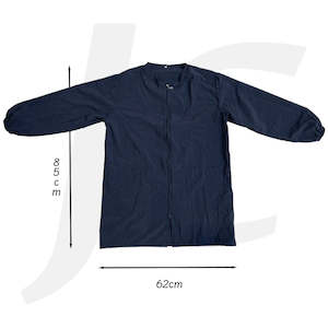 Towel Cape Apron Uniform: Hairdresser Uniform Garment Long Sleeves Fiji Black Size Large J26GLS