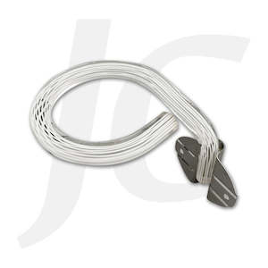 Blow Dryer Holder Single Ring White J27HSR