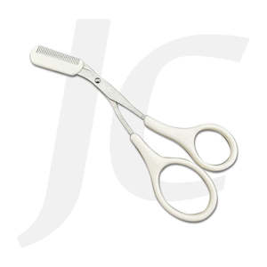 Tweezers Razor Needle Accessories: Fangling Eyebrow Small Scissors With Comb White DR35 J65WCC