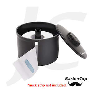 BarberTop Neck Strip Dispenser Black J24DKS