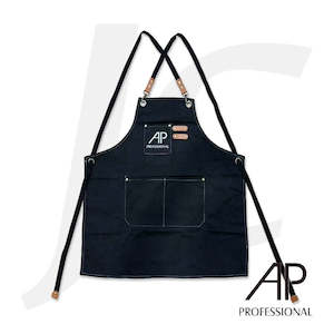AP Professional Premium Salon Jeans Apron Black J26KRN