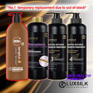 [Tem Replace No.1] LUXSILK Keratin Nanoplasty Treatment Whole Set Set With No Ye&hellip;