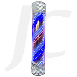 Sign Towel Cabinet Shelf: Barber Pole Fantasy White Case 90cm BC-90 J35BBF