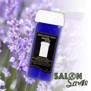 SALON Save Depilatory Wax Cartridge Roller Less Pain Allergy Lavender 100g J41PAL
