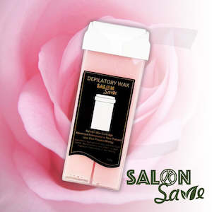 SALON Save Depilatory Wax Cartridge Roller Less Pain Allergy Rose J41RLE