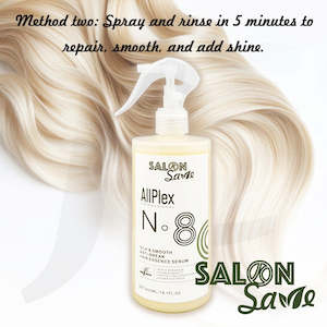 Developer Bleach Allplex: SALON Save AllPlex Silk & Smooth Anti-break Hair Essence Serum Method Two 400ml J12SP2*