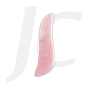 Chinese Scraping Guasha Pink Jade S-Shape A26 S形 J52APK