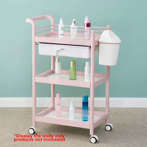 Trolley Chair Station Basin Table: Beauty Trolley Pink YC-P J34YPC