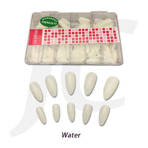 JIA SHI GE Plastic Nail Tips Water Natural Color 500pcs J84TWN