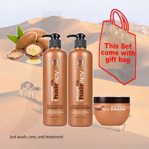 Cynos Thairapy Morocco Argan Oil Shampoo Conditioner Mask J Set With Gift Bag 50&hellip;