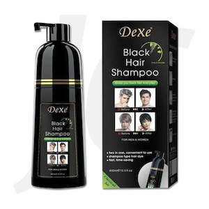 Dexe Dream Exist Everyday: Dexe Hair Color Shampoo Black Two In One 400ml J14DB4**-